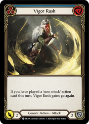 Vigor Rush (Blue) [ARC199] Unlimited Edition Normal Flesh And Blood Single Flesh And Blood   