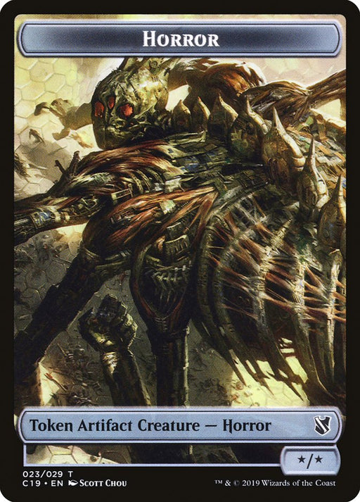 Horror Token [Tokens] Commander 2019 Tokens MTG Single Magic: The Gathering