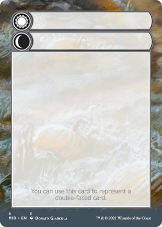 Helper Card (8/9) [Tokens] Innistrad: Midnight Hunt Tokens MTG Single Magic: The Gathering