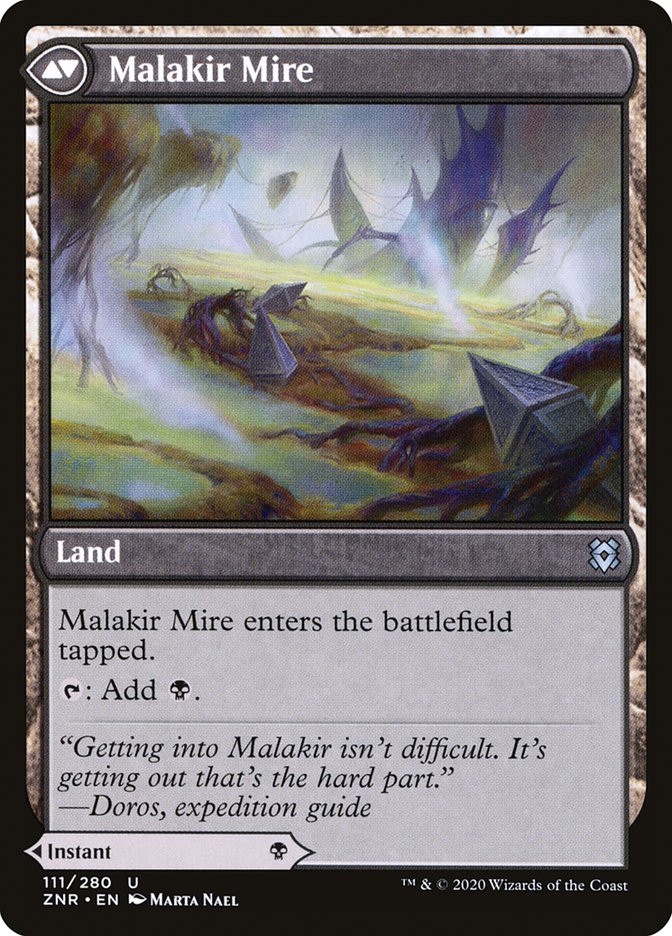 Malakir Rebirth // Malakir Mire [Zendikar Rising] MTG Single Magic: The Gathering   