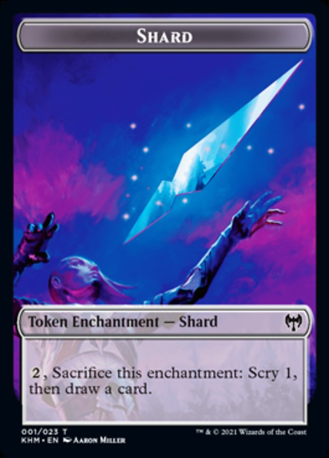 Shard Token [Tokens] Kaldheim Tokens MTG Single Magic: The Gathering