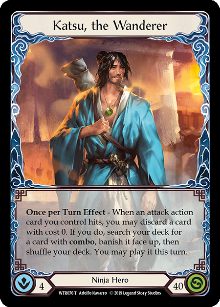 Katsu // Katsu, the Wanderer [WTR077-T // WTR076-T] Alpha Print Normal Flesh And Blood Single Flesh And Blood   