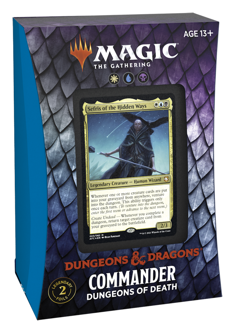 MTG Adventures in the Forgotten Realms Commander: Dungeons of Death MTG Sealed Wizards of the Coast   