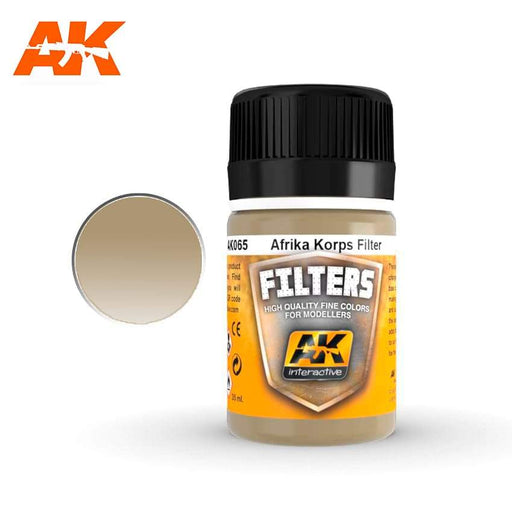 AK Interactive: Filter For Afrika Korps Vehicles Model Paints AK INTERACTIVE