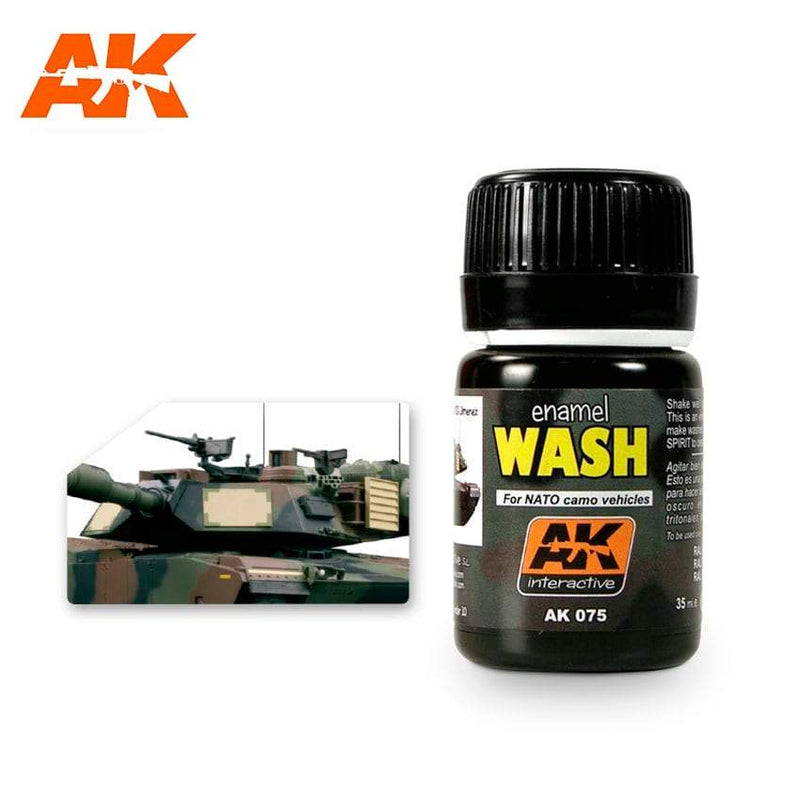 AK Interactive: Wash For Nato Vehicles Model Paints AK INTERACTIVE