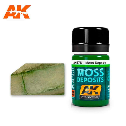 AK Interactive: Moss Deposit Model Paints AK INTERACTIVE