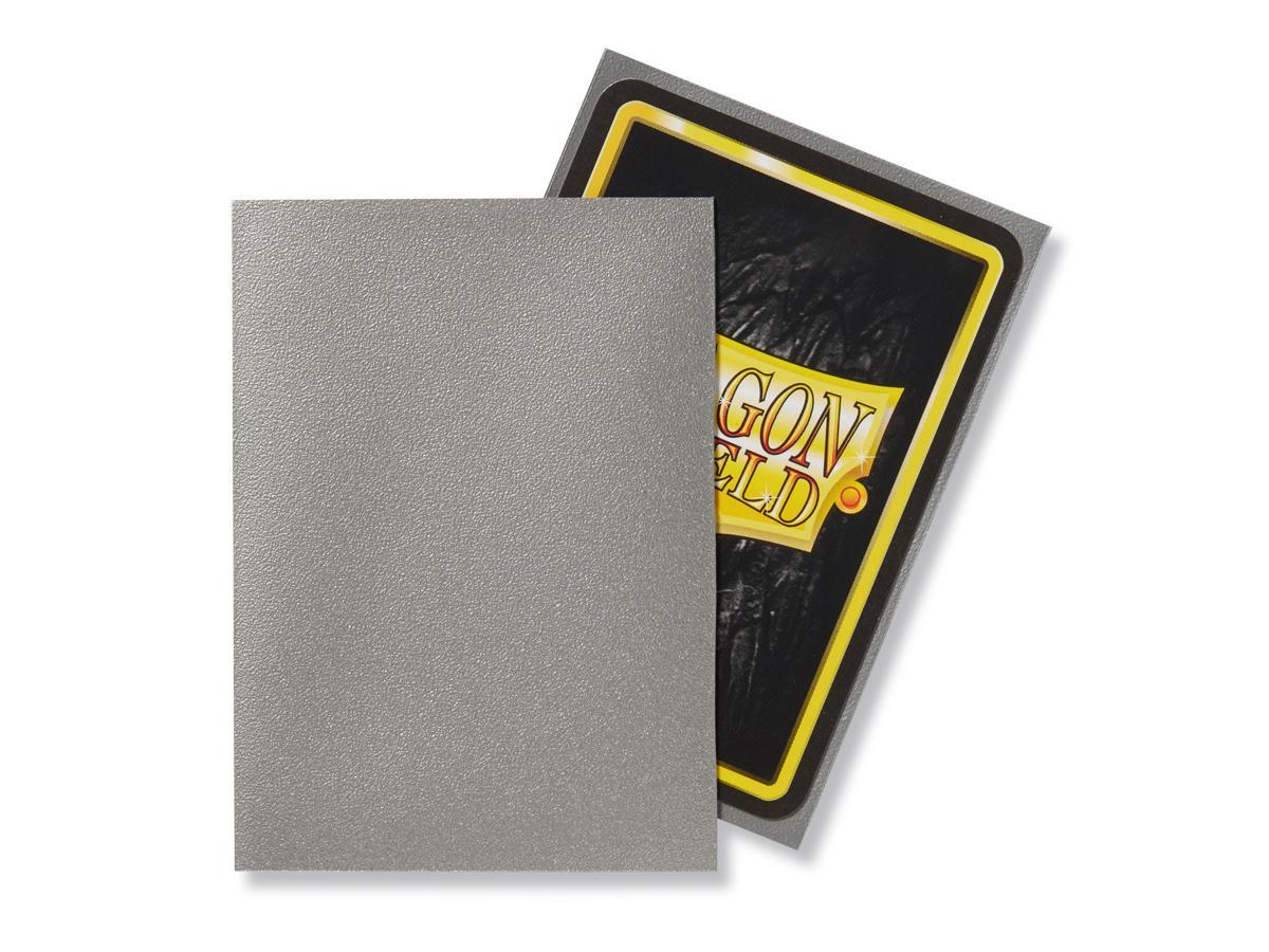 Dragon Shield: Matte Sleeves - Silver 100Ct Card Sleeves Dragon Shield