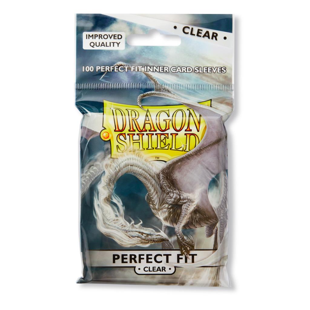 Dragon Shield: Perfect Fit Sleeves - Clear 100Ct Card Sleeves Dragon Shield