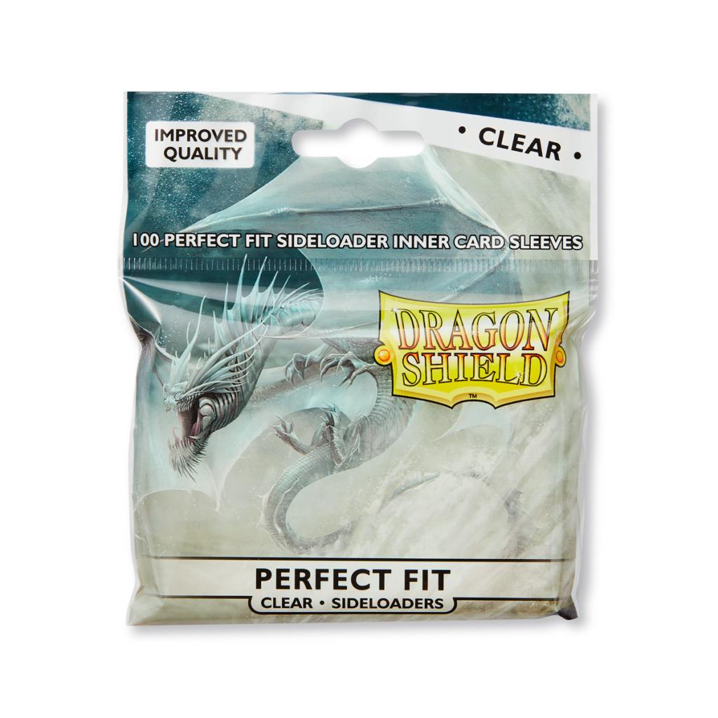 Dragon Shield: Perfect Fit Sleeves - Clear Sideloader 100Ct Card Sleeves Dragon Shield