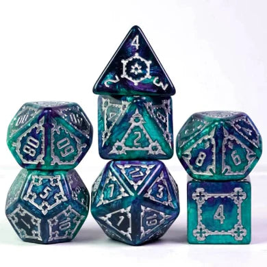 Foam Brain Games: Huge Arcane Castle 7-Die Set Dice & Gaming Accessories Foam Brain Games