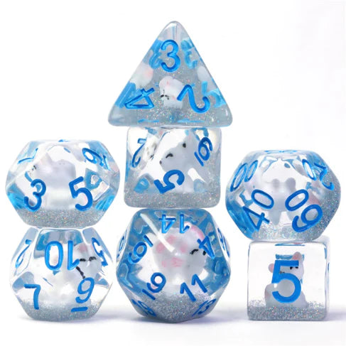 Foam Brain Games Arctic Fox 7-Die Set Dice & Gaming Accessories Foam Brain Games