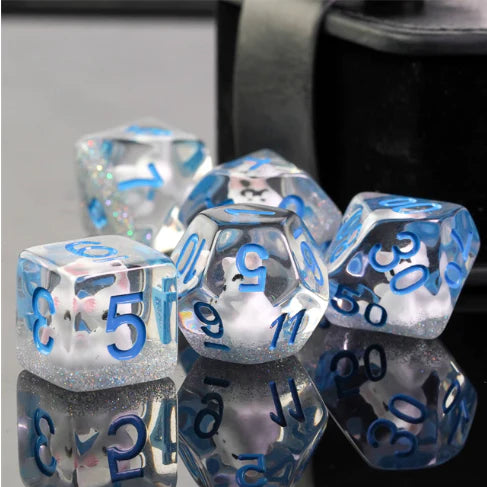 Foam Brain Games Arctic Fox 7-Die Set Dice & Gaming Accessories Foam Brain Games