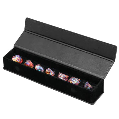 Foam Brain Games: Black Leatherette Magnetic Dice Vault Dice & Gaming Accessories Foam Brain Games
