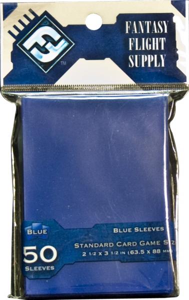 Fantasy Flight Sleeves: Standard Card Game: Blue (50) Card Sleeves Fantasy Flight Games