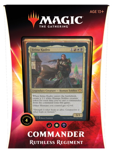 MTG Commander 2020 - Ruthless Regiment MTG Sealed Wizards of the Coast   