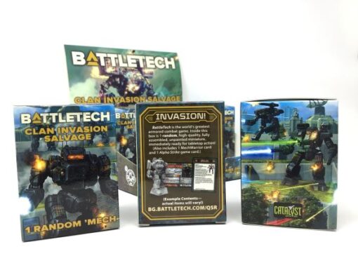 BattleTech: Salvage Box - Clan Invasion Salvage BattleTech Catalyst Game Labs   