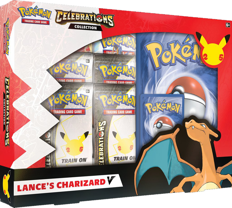 Pokémon Celebrations: Lance's Charizard V Box Pokemon Sealed The Pokémon Company   