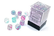 Chessex: 36Ct D6 Dice Set Luminary Nebula - Wisteria/White (12mm) Dice & Gaming Accessories Chessex