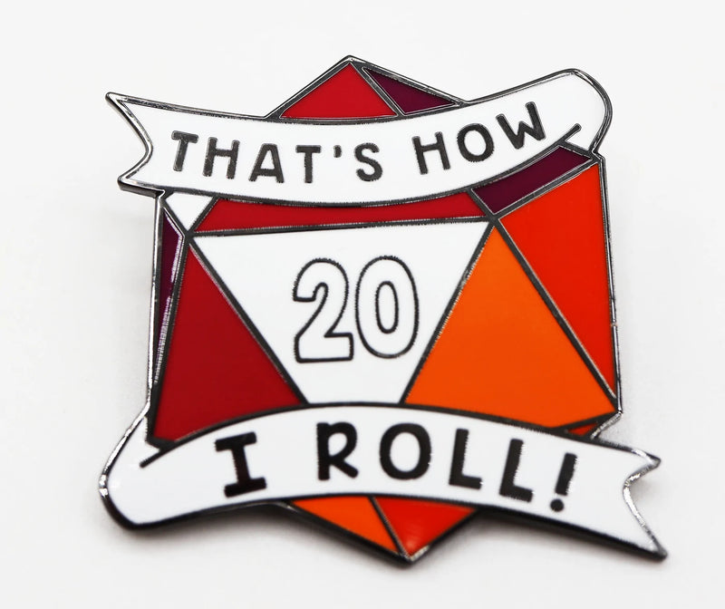 That's How I Roll Pride Pin - Trans Stickers, Pins & Patches Foam Brain Games
