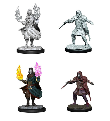 D&D Nolzur's Marvelous Unpainted Minis: W1 Male Human Wizard, Table Top  Miniatures