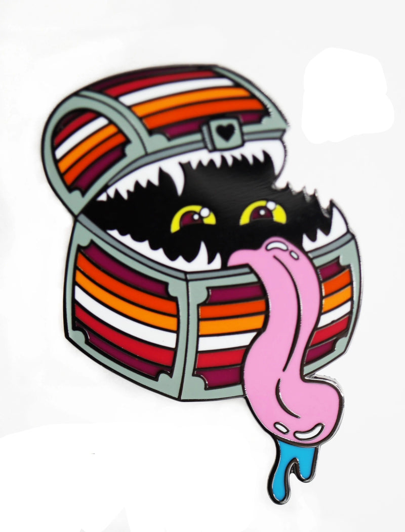 Community Lesbian Pride Pin Stickers, Pins & Patches Foam Brain Games