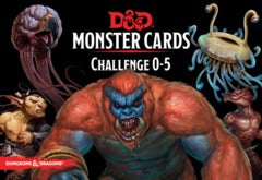 D&D Monster Cards: Challenge 0-5 Dungeons & Dragons 5E Wizards of the Coast