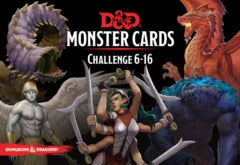 D&D Monster Cards: Challenge 6-16  Wizards of the Coast 5th Edition Dungeons & Dungeons and Dragons Taps Games Edmonton Alberta