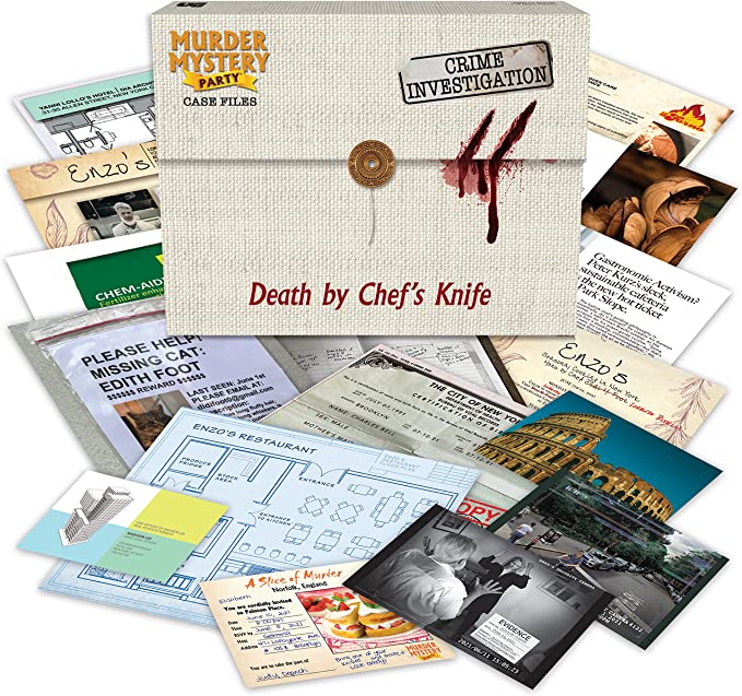 Murder Mystery Party: Death by Chef's Knife Board Games University Games   