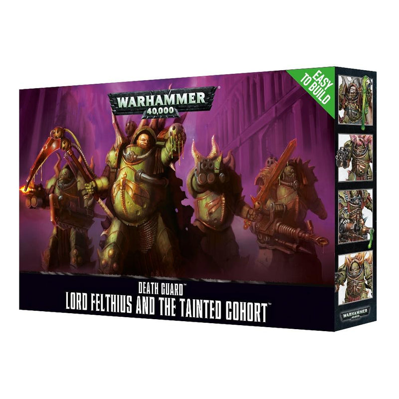 Death Guard: Lord Felthius and the Tainted Cohort (Web Order)  Games Workshop Warhammer 40k Taps Games Edmonton Alberta