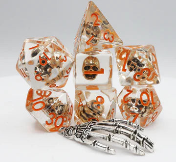 Foam Brain Games: Laughing Skull 7-Die Set Dice & Gaming Accessories Foam Brain Games