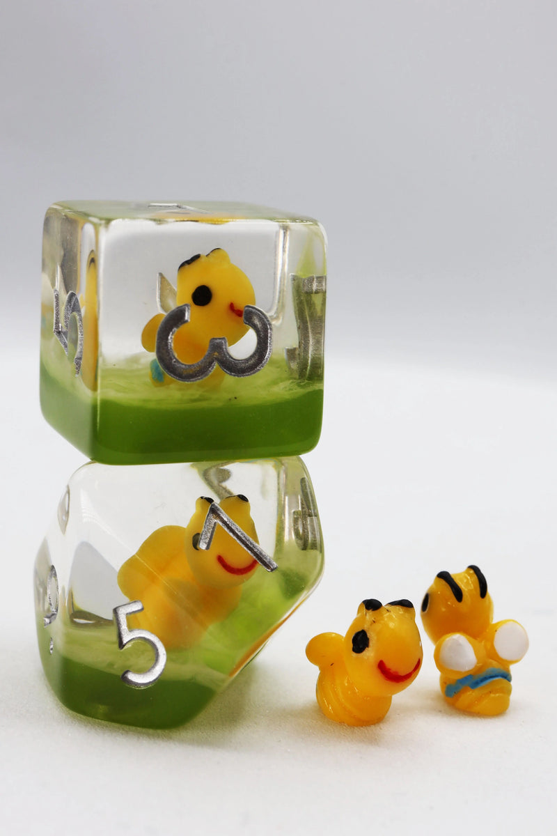 Foam Brain Games: Happy Bees 7-Die Set Dice & Gaming Accessories Foam Brain Games
