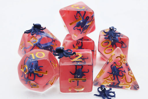 Foam Brain Games: Underwater Octopus 7-Die Set Dice & Gaming Accessories Foam Brain Games