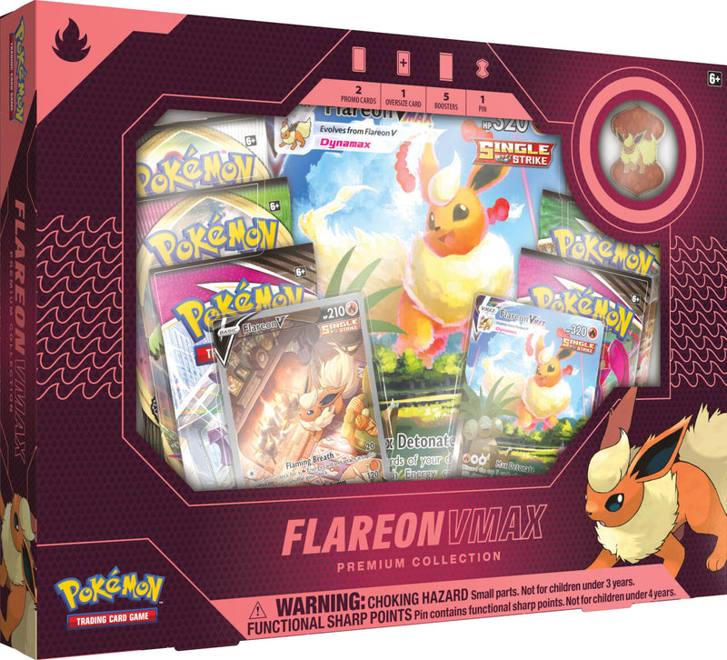 Pokémon Flareon VMAX Premium Collection Pokemon Sealed The Pokemon Company   