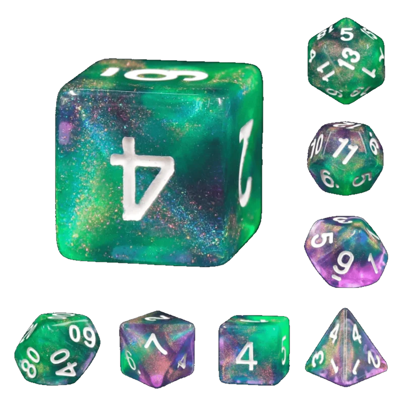 Foam Brain Games: Sour Grapes 7-Die Set Dice & Gaming Accessories Foam Brain Games
