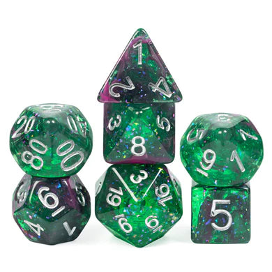 Foam Brain Games: Glowstick 7-Die Set Dice & Gaming Accessories Foam Brain Games