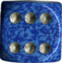 Chessex: Golden Water Speckled 36Ct D6 Dice Set 12mm Dice & Gaming Accessories Chessex
