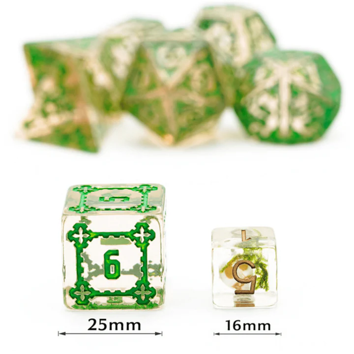 Foam Brain Games: Huge Fluorite Castle 7-Die Set Dice & Gaming Accessories Foam Brain Games
