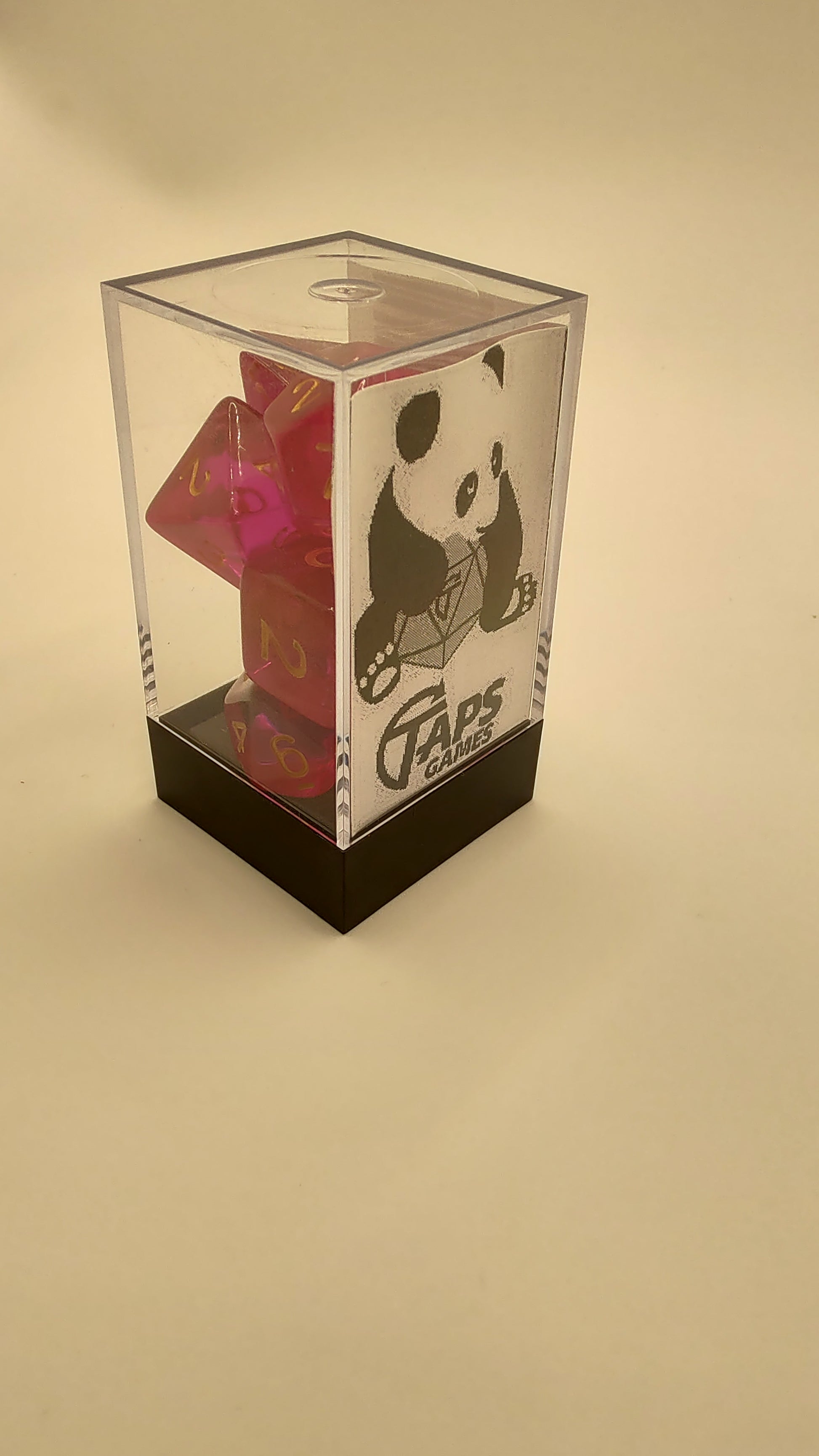 Taps Games: Magenta Corundum 7-Die Set Dice & Gaming Accessories Taps Imports