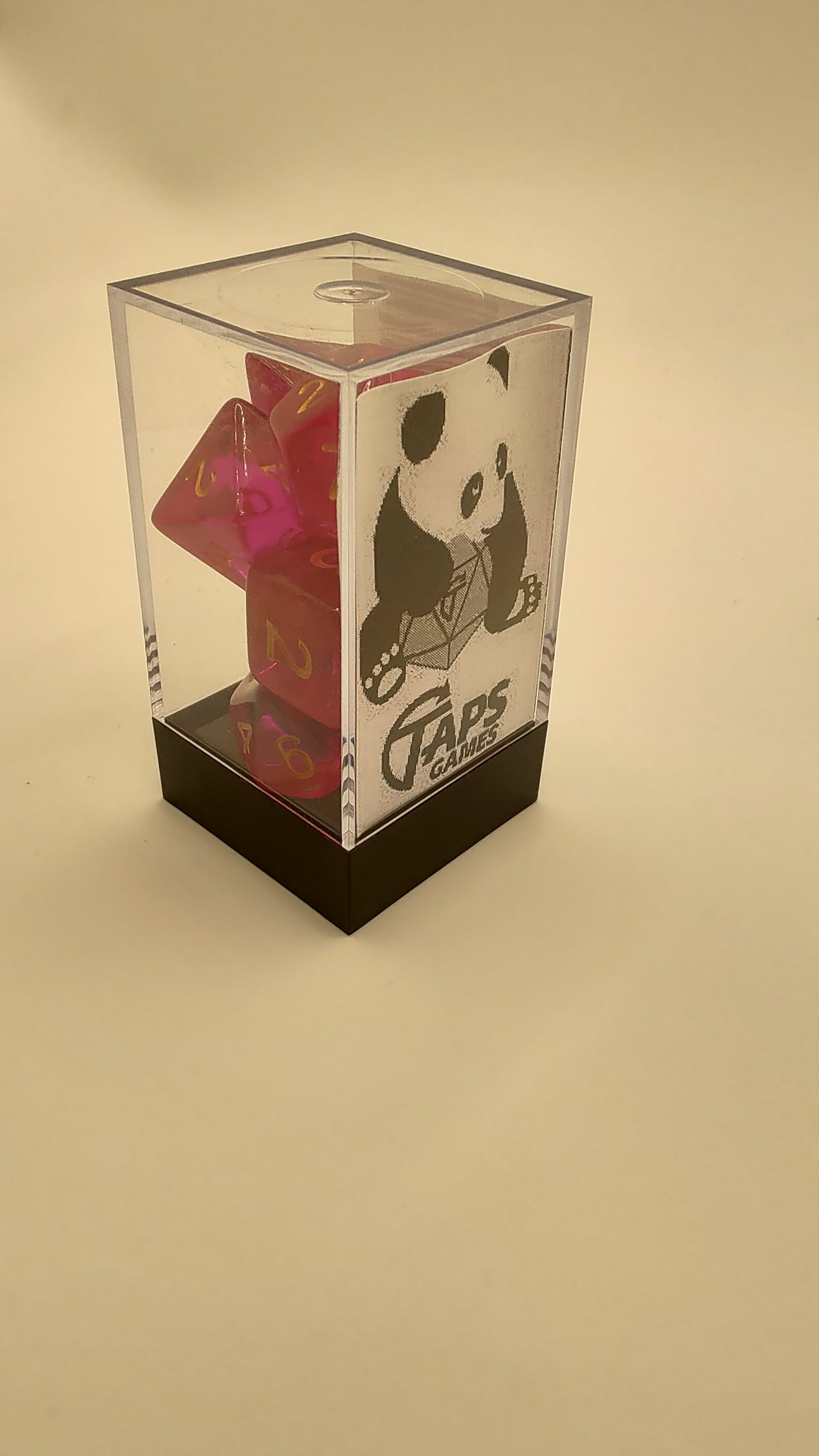 Taps Games: Magenta Corundum 7-Die Set Dice & Gaming Accessories Taps Imports