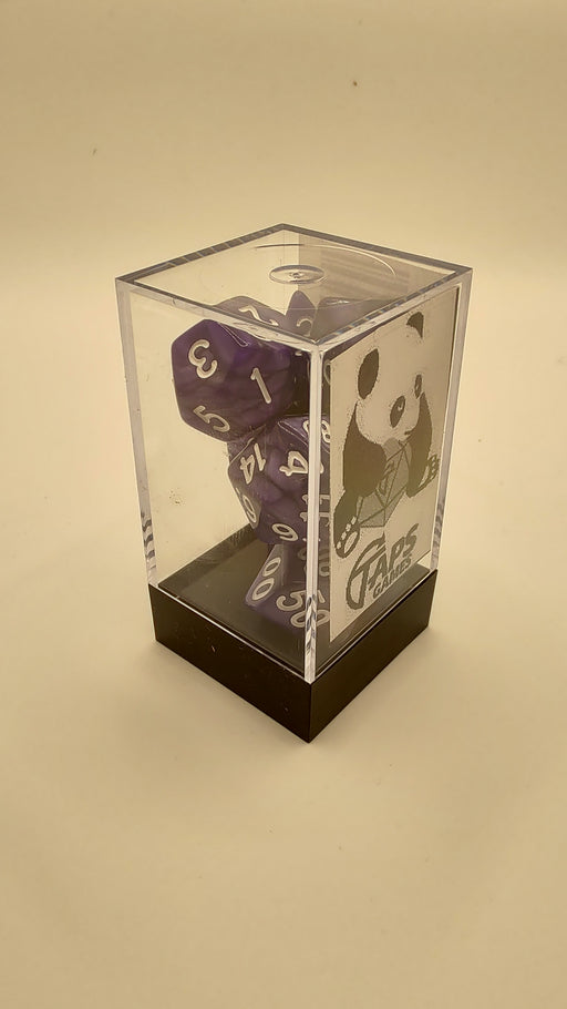 Taps Games: Flowing Amethyst 7-Die Set Dice & Gaming Accessories Taps Imports