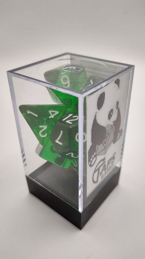 Taps Games: Dark Emerald 7-Die Set Dice & Gaming Accessories Taps Imports