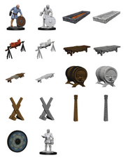 Wizkids Unpainted Miniatures: W13 Vikings Set Unpainted Miniatures WizKids