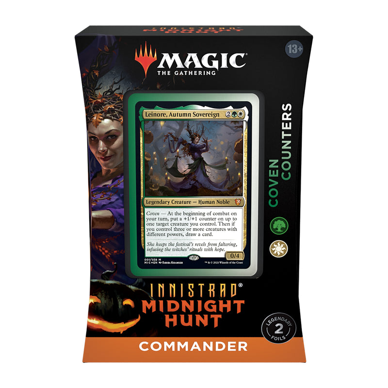 MTG Innistrad: Midnight Hunt Commander Deck - Coven Counters MTG Sealed Wizards of the Coast   