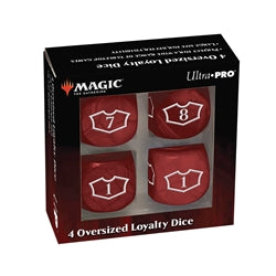 Ultra Pro: Magic the Gathering - Mountain Loyalty 4Ct D6 Dice & Gaming Accessories Ultra Pro