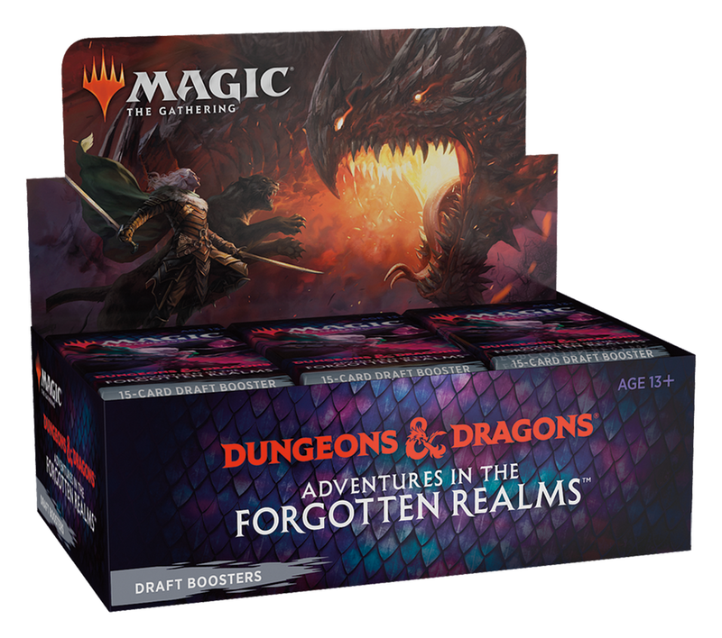 Adventures In The Forgotten Realms Draft Booster Box  Wizards of the Coast MTG Sealed Taps Games Edmonton Alberta