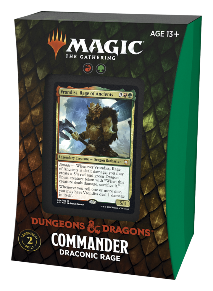 MTG Adventures in the Forgotten Realms Commander: Draconic Rage MTG Sealed Wizards of the Coast   
