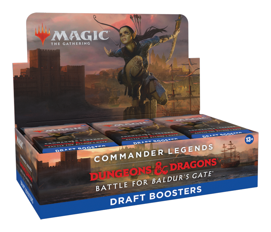 MTG Commander Legends: Battle for Baldur's Gate - Draft Booster Box MTG Sealed Magic: The Gathering   