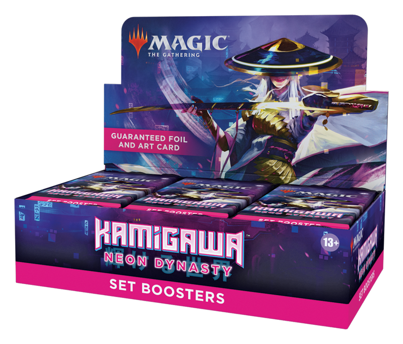 Kamigawa: Neon Dynasty Set Booster Box  Wizards of the Coast MTG Sealed Taps Games Edmonton Alberta