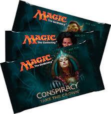 MTG Conspiracy: Take The Crown Draft Booster Pack MTG Sealed Wizards of the Coast   