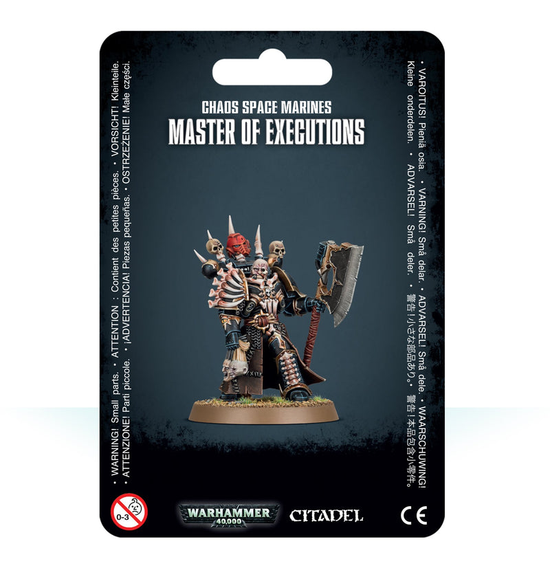 Chaos Space Marines: Master of Executions  Games Workshop Warhammer 40k Taps Games Edmonton Alberta